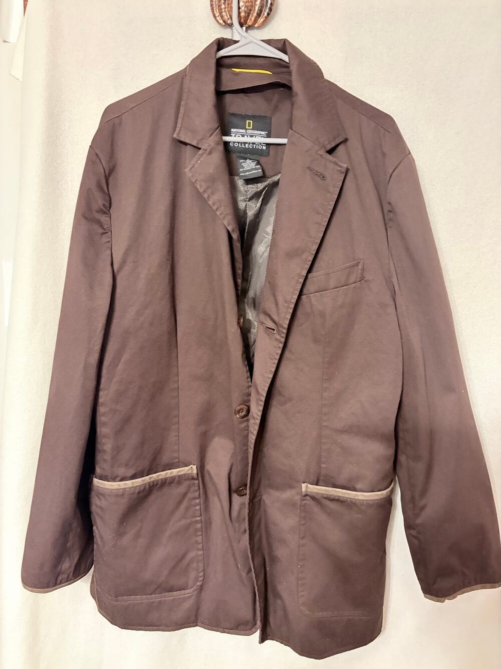 National Geographic Travel Sportcoat Jacket Men's Multi-Pocket